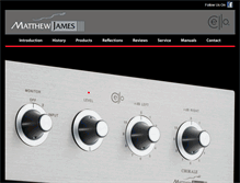 Tablet Screenshot of matthew-james.net